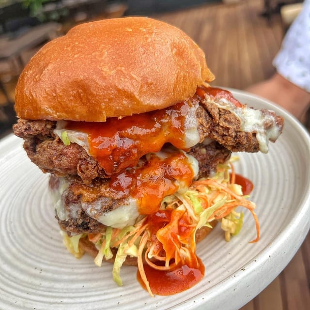 Spicy Fried Chicken Sandwich.