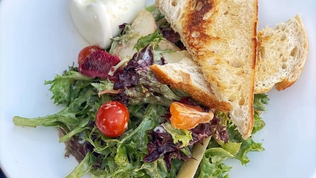 Farmer's Market Burrata Salad.